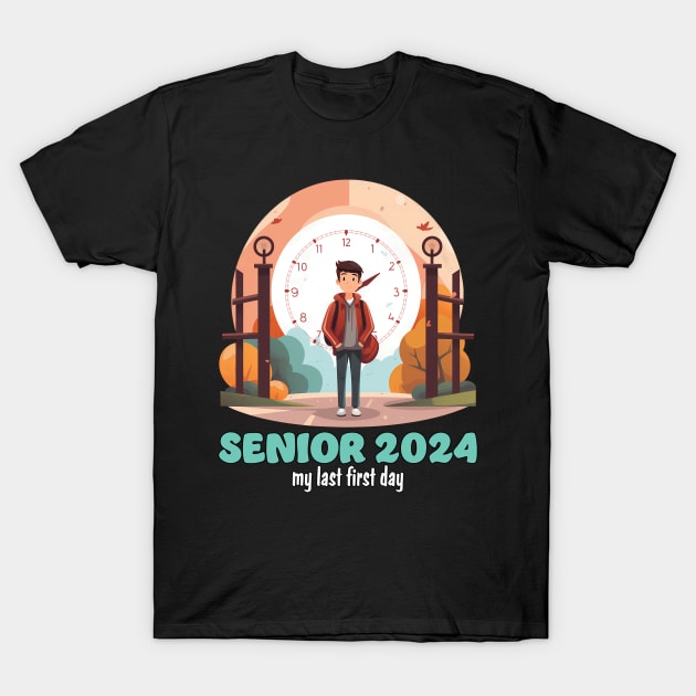 My Last First Day Of Senior T-Shirt by PaulJus